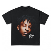 21 Savage Back Design Graphic TEE