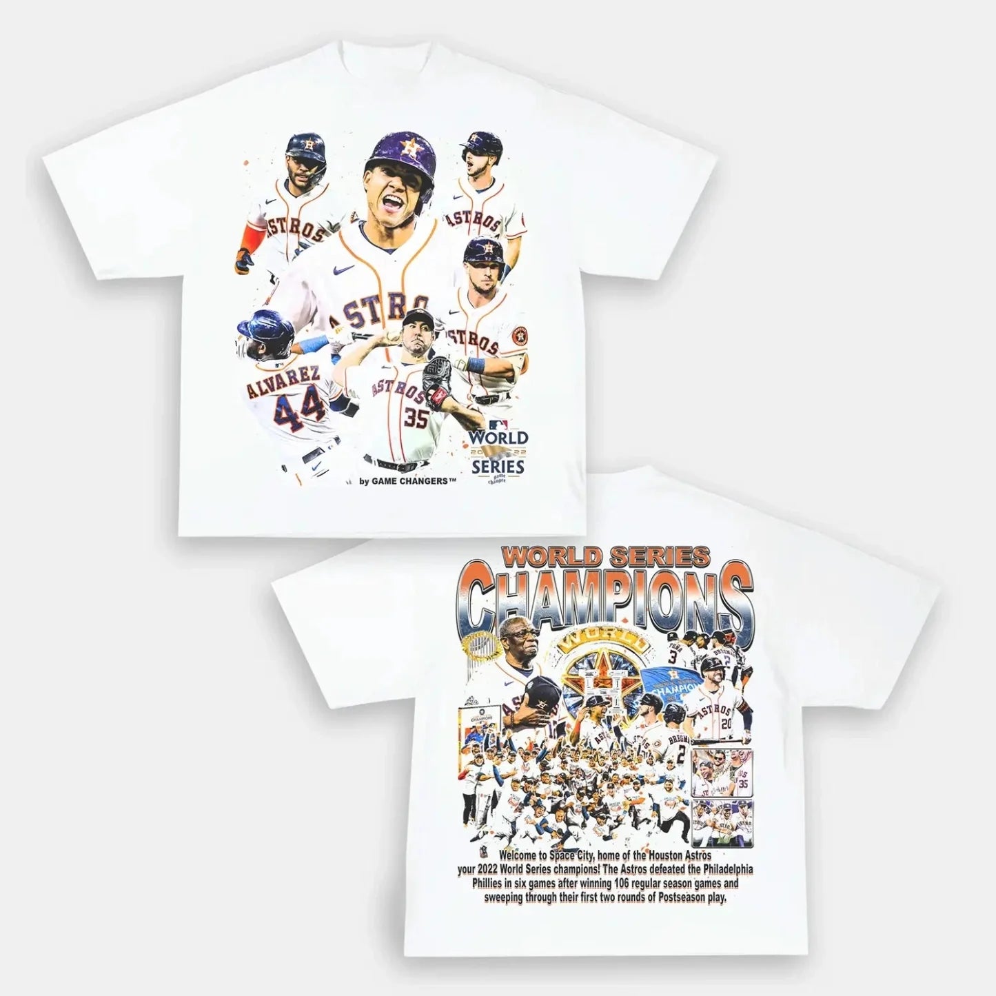 Astros Back Design TEE