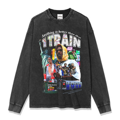 ANYTHING IS BETTER THAN THAT 1 TRAIN SWEATSHIRT 2024