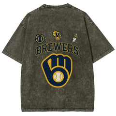 Brewers Christian Yelich Back Design TEE