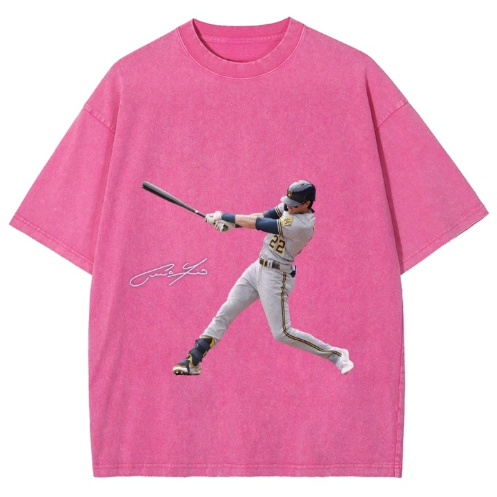 Brewers Christian Yelich Back Design TEE
