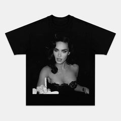 Bold Megan Fox Graphic Tee Fierce Style