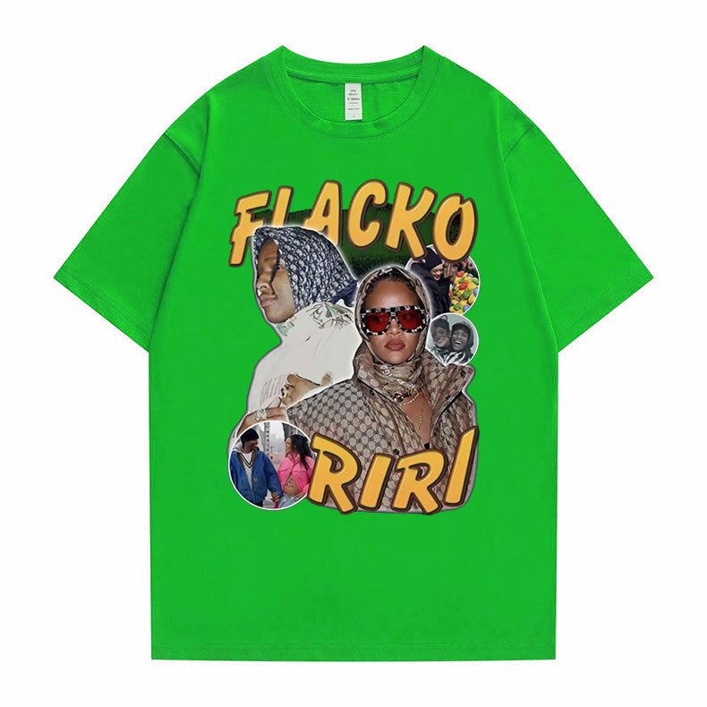 Asap Rocky Fiacko Riri Graphic Print T shirt Vintage  Unisex