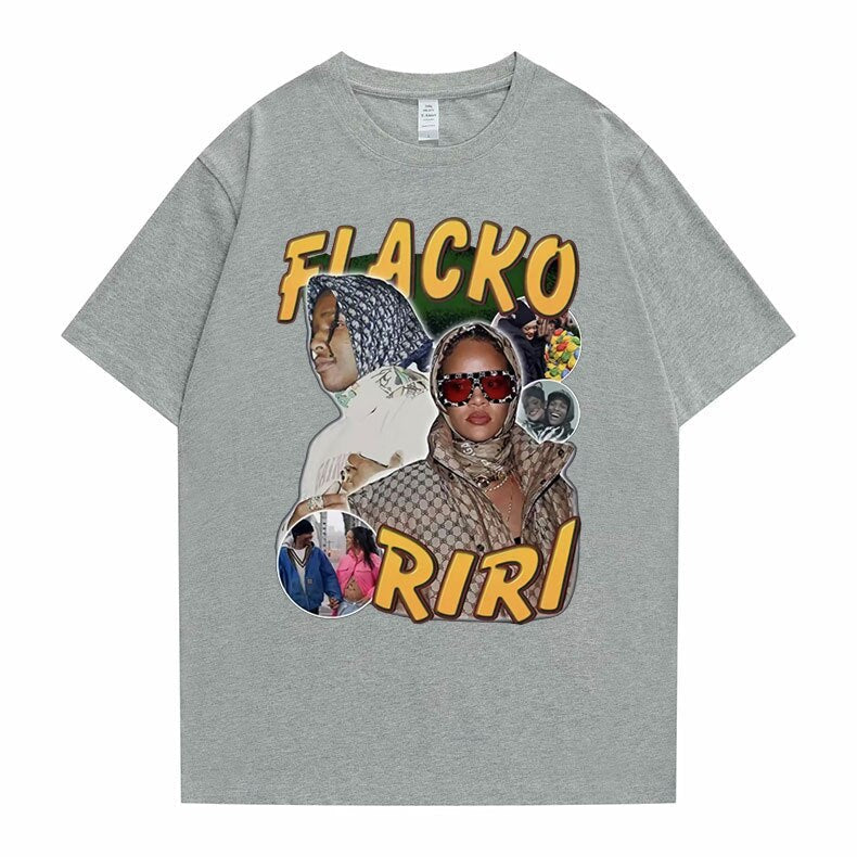 Asap Rocky Fiacko Riri Graphic Print T shirt Vintage  Unisex