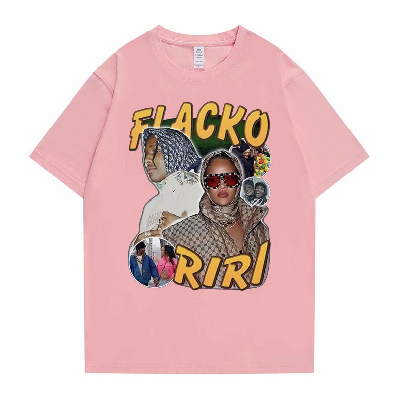 Asap Rocky Fiacko Riri Graphic Print T shirt Vintage  Unisex