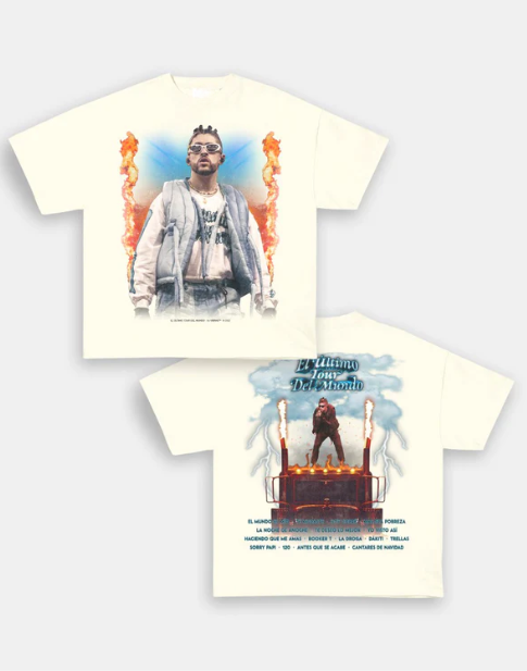 BAD BUNNY  "EL ÚLTIMO TOUR DEL MUNDO" VINTAGE BACK DESIGN TEE