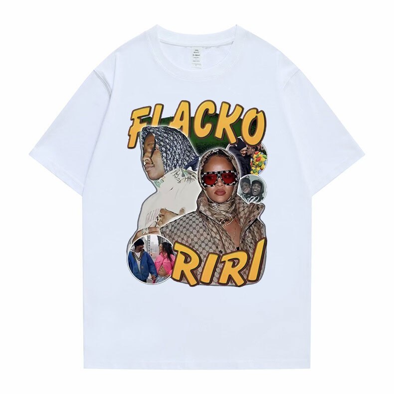 Asap Rocky Fiacko Riri Graphic Print T shirt Vintage  Unisex