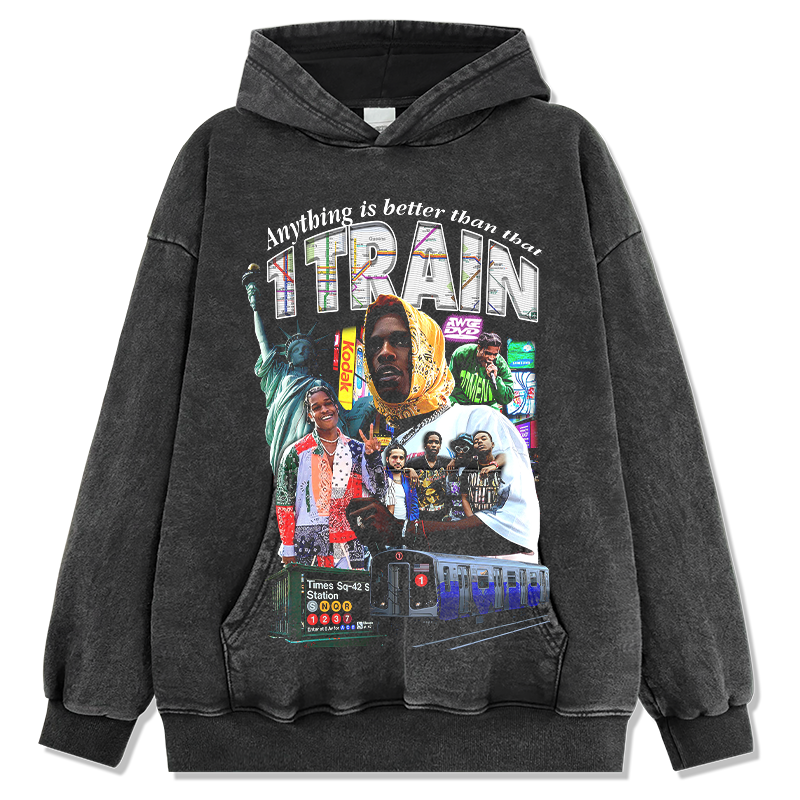 Anything is better than that 1 Train By Asap Rocky Hoodie