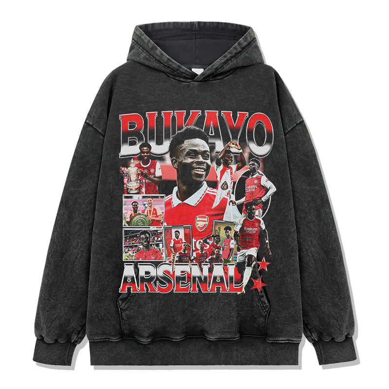 Arsenal By Bukayo Saka Hoodie