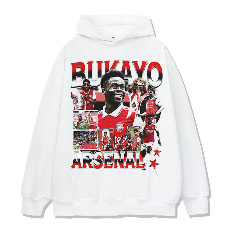 Arsenal By Bukayo Saka Hoodie