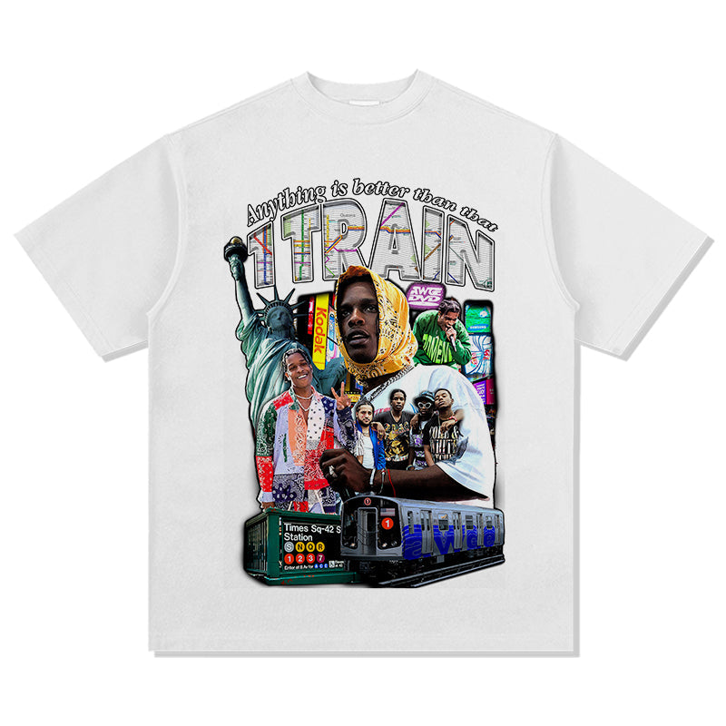 Anything is better than that 1 Train By Asap Rocky TEE