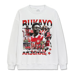 Arsenal By Bukayo Saka Sweatshirt