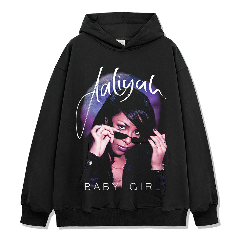 Baby Girl By Aaliyah Hoodie