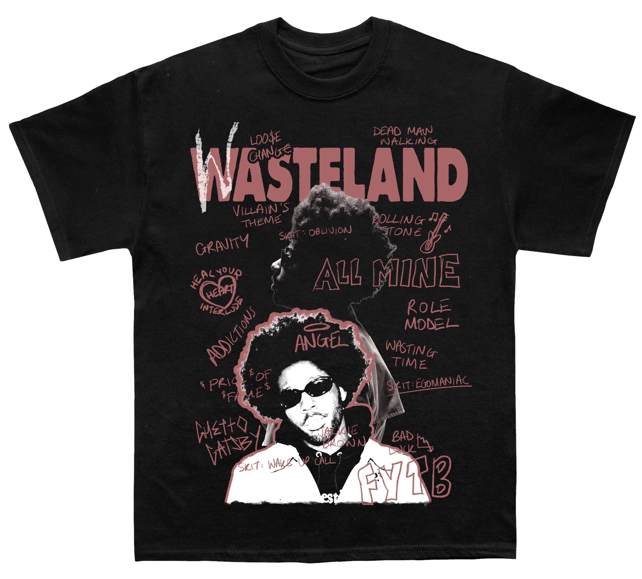 Brent Faiyaz "Wasteland Sketchbook" TEE