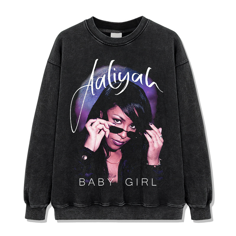 Baby Girl By Aaliyah Sweatshirt